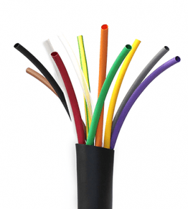 6' FOOT 3/64"   1.19mm  ASSORTED *12* COLORS 2:1 heat shrink tubing polyolefin 