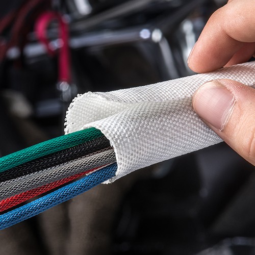 F6® Wrappable Braided Sleeving - 1/8 Inch
