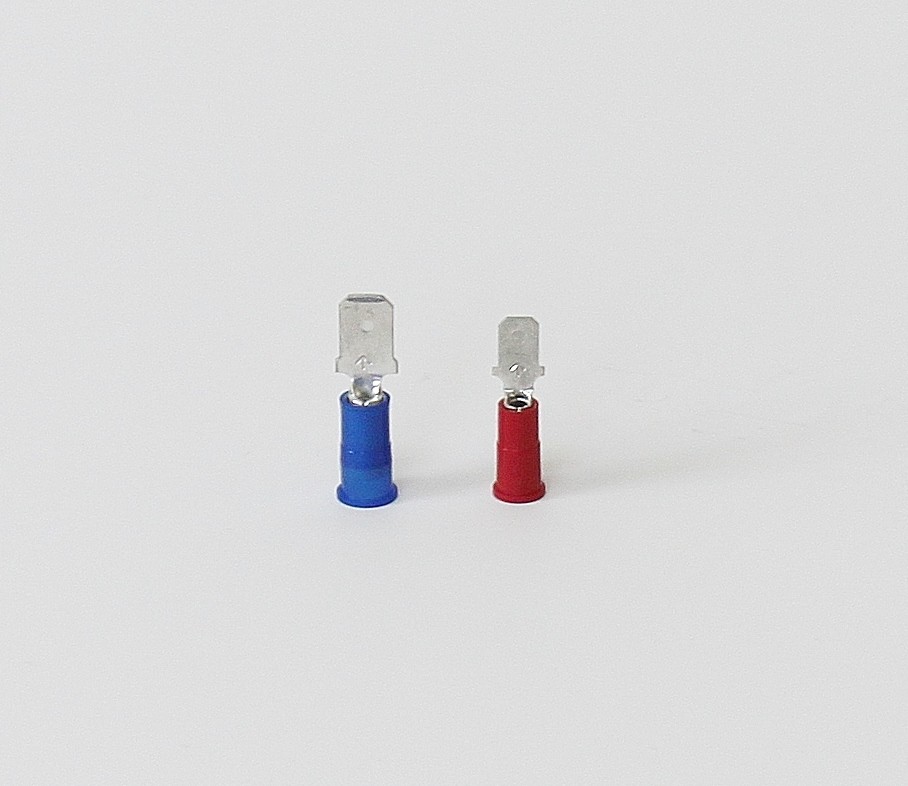 Heat Shrink Nylon Insulated Male Quick Disconnects (22-18)