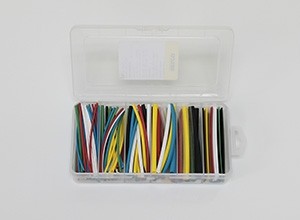 Heat Shrink Tubing Kit - 2:1 Flexible Polyolefin, 4 Inch (Assorted Colors)