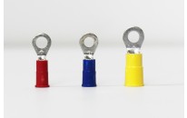 Vinyl Insulated Butted Seam Ring Terminals (12-10)
