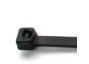 6" Heat Miniature Stabilized Black Nylon Cable Ties