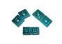 1" Metal Detectable Cable Tie Mounts (Adhesive Back)