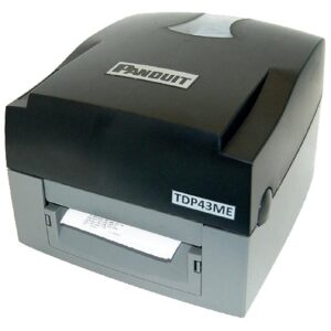 Black and gray thermal label printer with "TOP3LIVE" branding on the front panel.