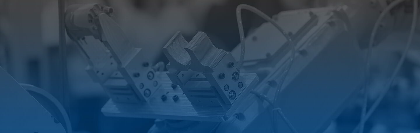Stylized closeup of a machine part