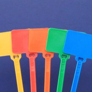 Mid-Size Blank Flag Tie Markers-6"