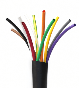 Multi-colored wire sleeves