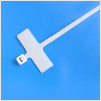 White airplane icon on a blue background.